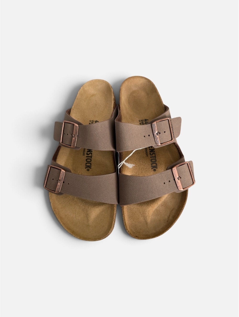 Birkenstock Arizona Mocca Two-Strap Sandals Size 40 Unisex